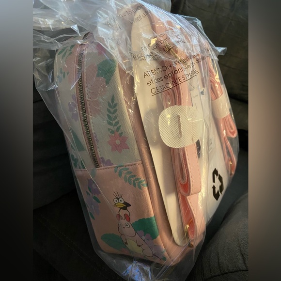 Spirited Away Set No-Face Floral Mini Backpack & Coin Purse Studio Ghibli 🆕 - Picture 12 of 15